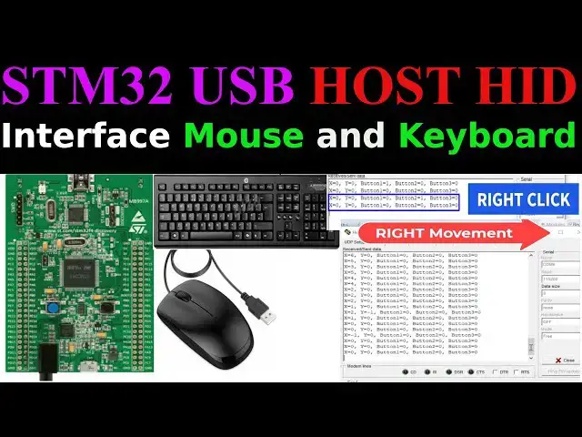 Video thumbnail for Interface Mouse and Keyboard with STM32 || USB HOST HID || CUBEIDE || HAL