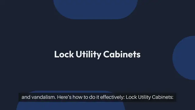 Video thumbnail for How To Secure Your Homes Outdoor Utilities