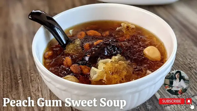 Video thumbnail for Peach Gum Sweet Soup | Soothing & Nourishing| @mrs5cookbook