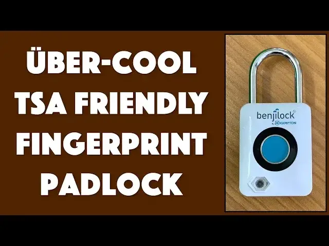 'Video thumbnail for The Benjilock TSA Unlocks with your Fingerprint - REVIEWED'