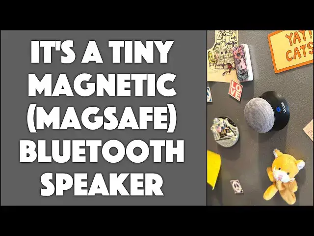 'Video thumbnail for D3 LIDDLE Magnetic Bluetooth Speaker -- DEMO & REVIEW'