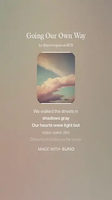 Video thumbnail for Going Our Own Way