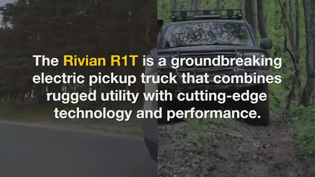 Video thumbnail for Rivian R1T: Specs, Prices, and Features