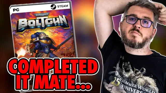 'Video thumbnail for BoltGun? FINISHED IT ALREADY - Warhammer 40:000 Boltgun Review'