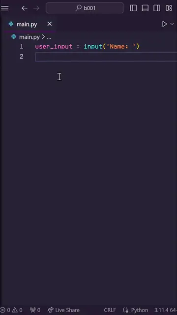 'Video thumbnail for CLEVER Python One Liner!! '