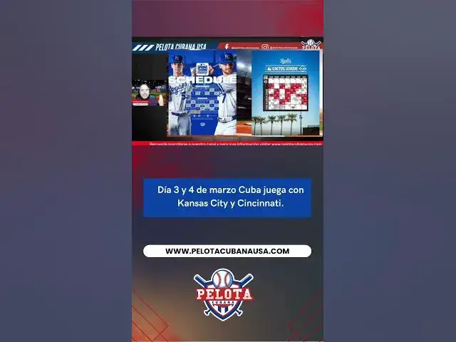 Video thumbnail for El equipo Cuba tiene programados dos juegos de exhibición en Arizona.