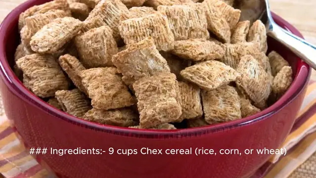 Video thumbnail for puppy chow recipe