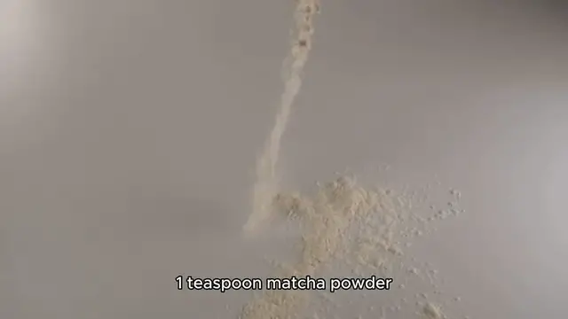 Video thumbnail for iced matcha latte recipe