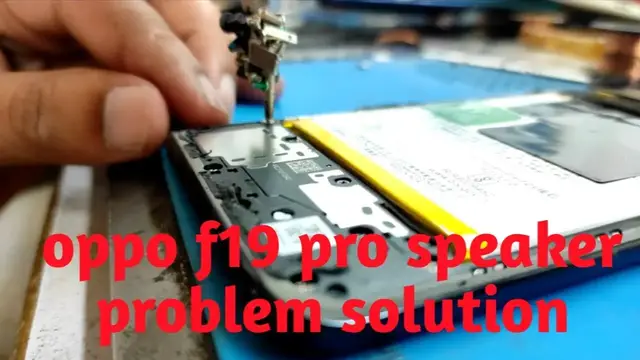 Video thumbnail for Oppo F19 pro speaker problem solution