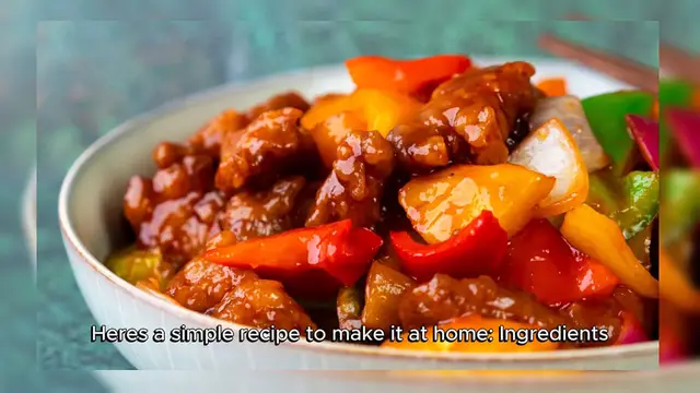 Video thumbnail for Sweet and sour pork Recipe