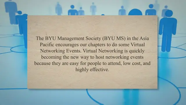 'Video thumbnail for How To Host A BYU MS Virtual Networking Event? Our Top Tips'