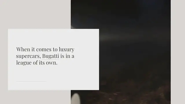 Video thumbnail for What’s the best Bugatti color?