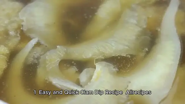 Video thumbnail for clam dip recipe