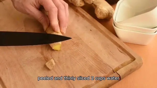 Video thumbnail for ginger tea recipe