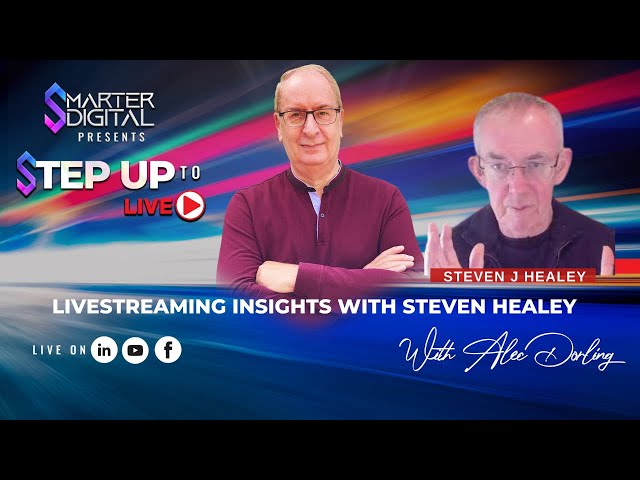 Video thumbnail for LIVESTREAMING INSIGHTS WITH STEVEN HEALEY
