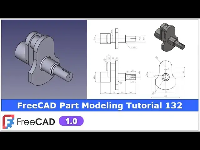 'Video thumbnail for FreeCAD Part Modeling Tutorial 132 | FreeCAD Tutorial | 3D Modeling Tutorial | FreeCAD Community'