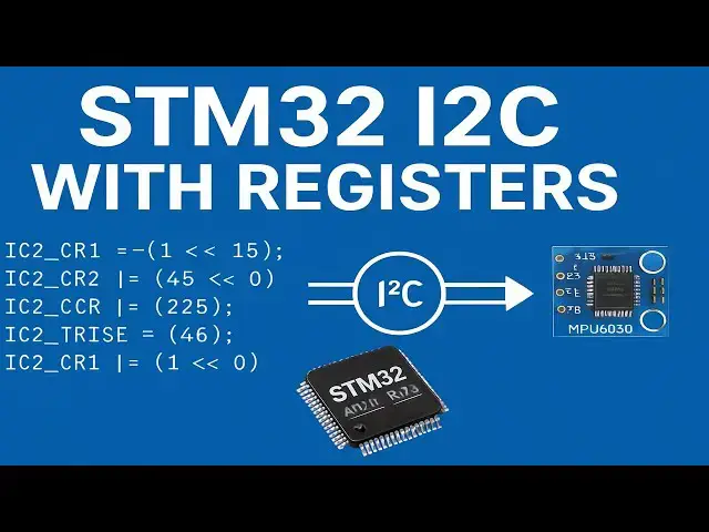 Video thumbnail for I2C Communication in STM32 (PART1) | Register Programming Explained #4
