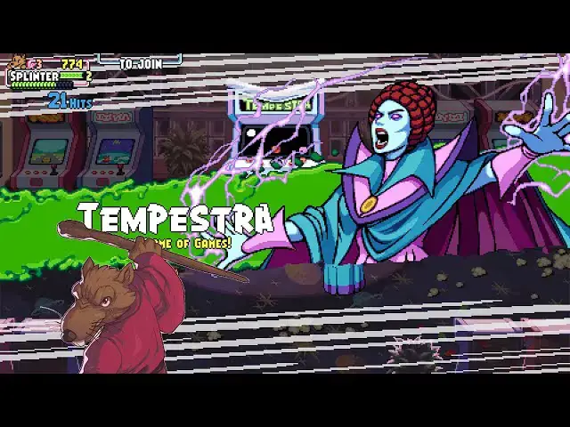 Video thumbnail for TMNT: SHREDDER'S REVENGE (TEMPESTRA FIGHT) (MASTER SPLINTER)