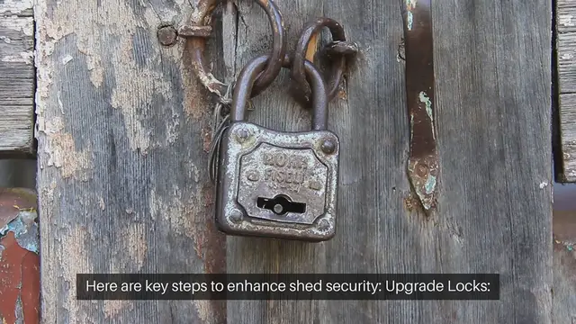 Video thumbnail for How To Secure Your Homes Shed