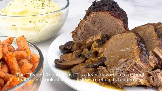 Video thumbnail for eye of round roast recipe