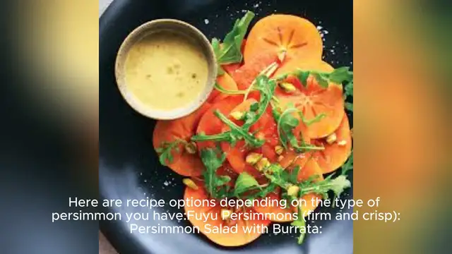 Video thumbnail for persimmon recipe