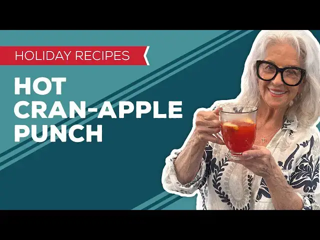 Video thumbnail for Holiday Cooking & Baking Recipes: Hot Cran-Apple Punch Recipe | Thanksgiving Drink Ideas
