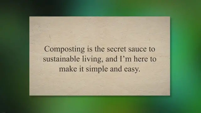 Video thumbnail for Mastering the Art of Composting, No Matter Where You Live