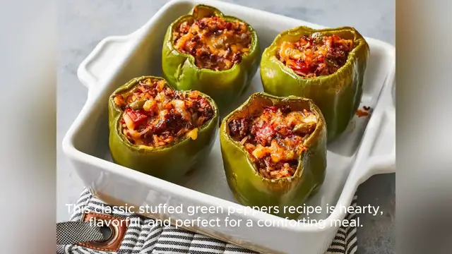 Video thumbnail for green pepper recipe