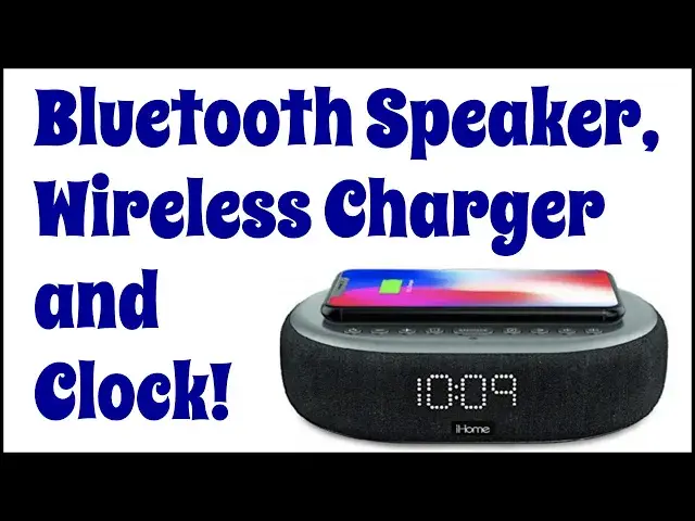 'Video thumbnail for iHome TimeBoost (iBTW41) Bluetooth Speaker & Qi Charger -- REVIEW'