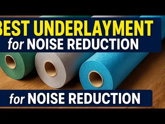 'Video thumbnail for Vinyl Plank Flooring: Best Underlayment Options for Noise Reduction'