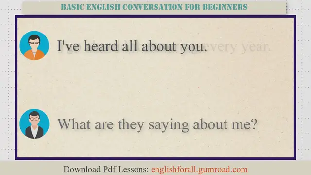 Video thumbnail for Basic English Conversation for Beginners #40