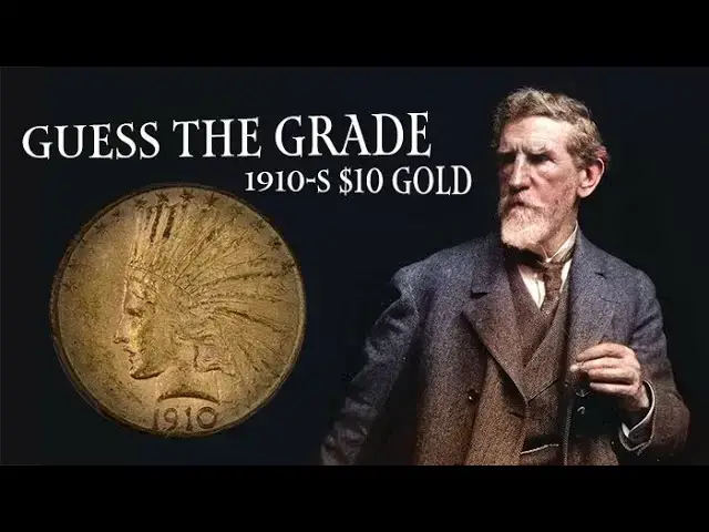 'Video thumbnail for Guess the Grade of this 1910-S Indian $10 Gold Coin. #PCGS #coincollecting'