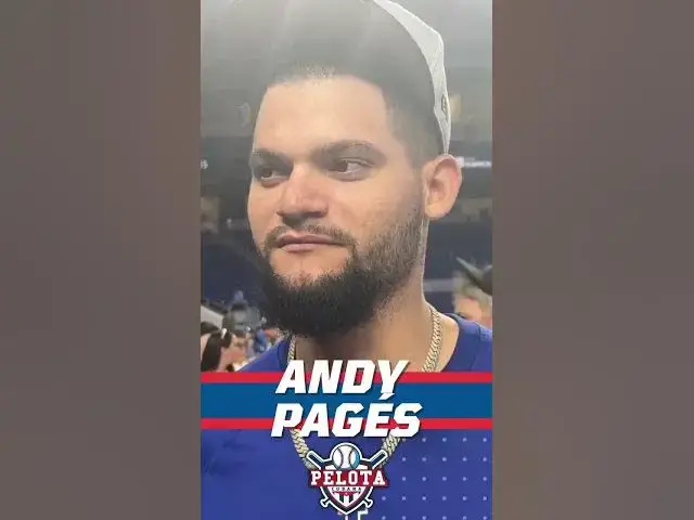 'Video thumbnail for ANDY PAGES habla de su experiencia en MLB con Los Dodgers #pelotacubana #andypages #dodgers'