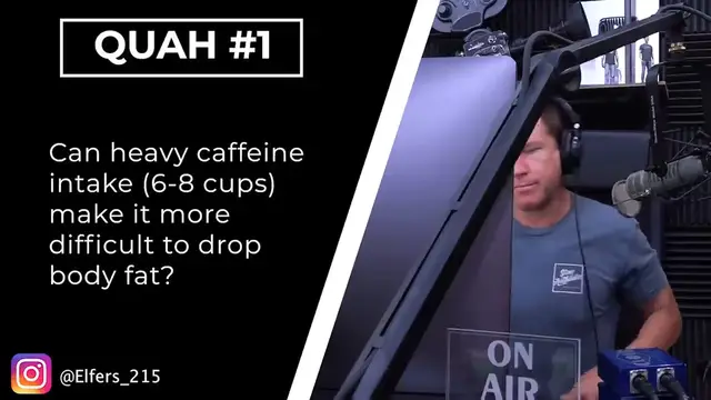 Video thumbnail for How High Caffeine Intake Affects Body Fat Loss