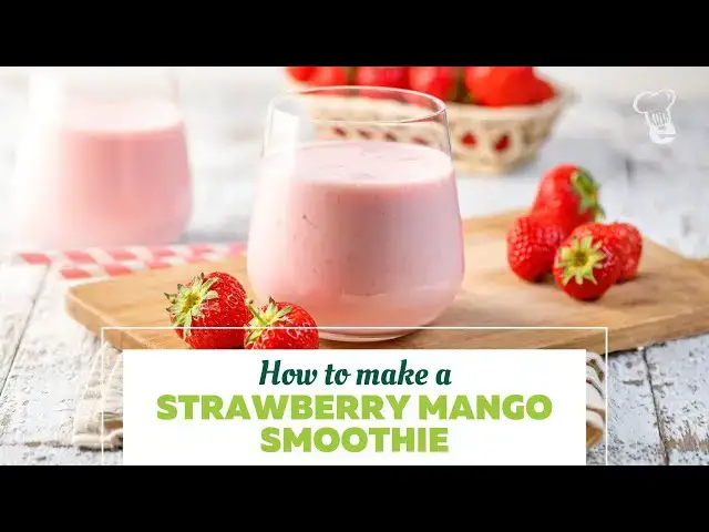 Video thumbnail for Heart Healthy Strawberry Mango Smoothie Recipe (Only 108 Calories!)