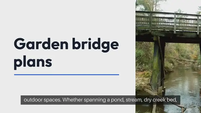 Video thumbnail for Garden Bridge Plans