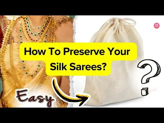 Video thumbnail for How to Store Silk Sarees at Home for Long Term? | Guide to Storing Silk Sarees at Home #silksarees