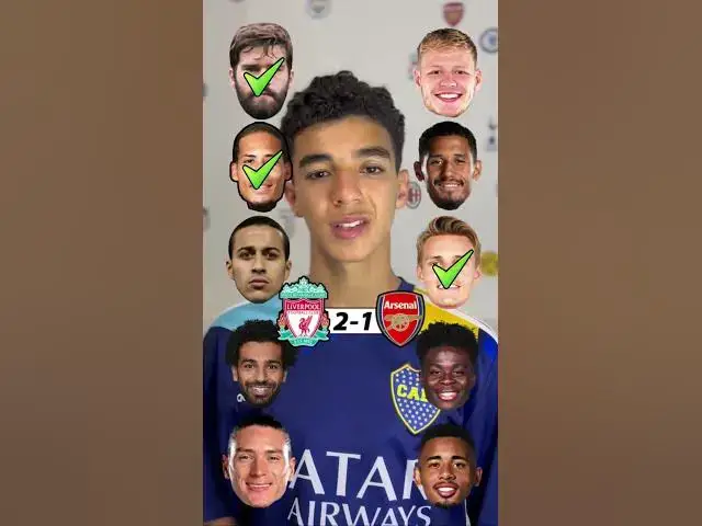 'Video thumbnail for Liverpool vs Arsenal One Vs One#premierleague #football #arsenal #liverpool #footballshorts #salah'