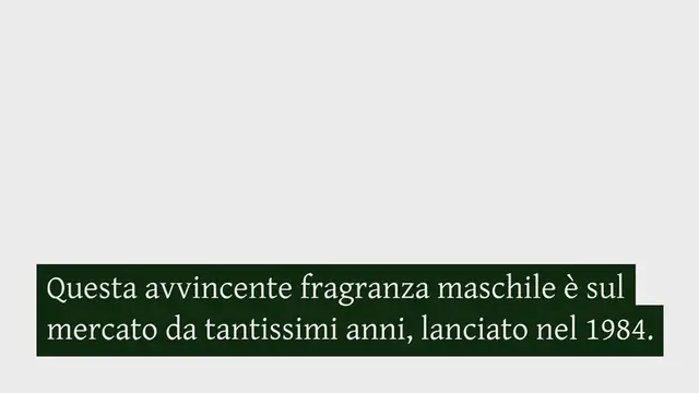 Video thumbnail for Tuscany: un profumo aromatico per uomini determinati