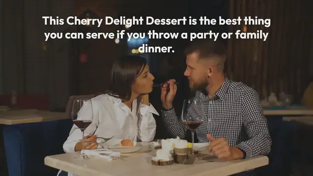 Video thumbnail for No Bake Cherry Delight Dessert