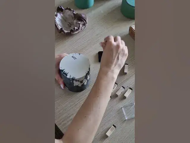 'Video thumbnail for Unique candles #handcrafted in Rom芒nia 馃嚪馃嚧 #weecandles'