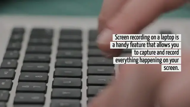 Video thumbnail for How To Screen Record On Laptop