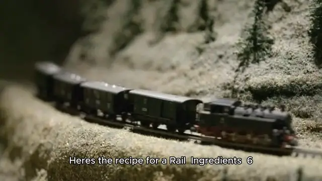 Video thumbnail for minecraft rail recipe