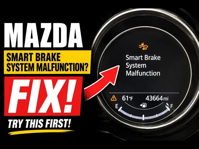 Video thumbnail for Mazda CX-5 Smart Brake System Malfunction? Try This Fix First!