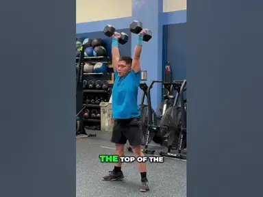 'Video thumbnail for Double Dumbbell Thrusters: Master the Fundamentals for Explosive Power!'