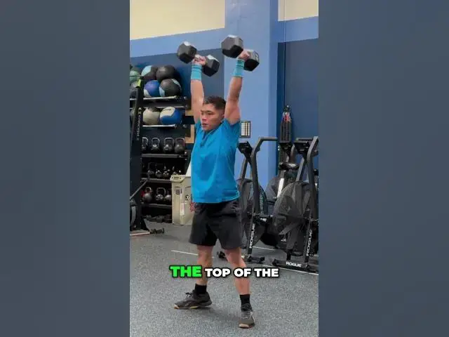 'Video thumbnail for Double Dumbbell Thrusters: Master the Fundamentals for Explosive Power!'