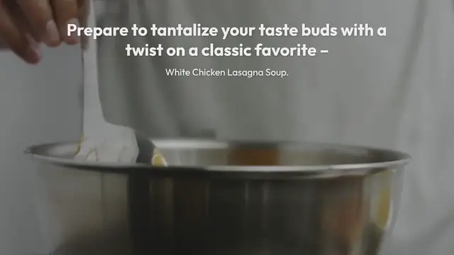 Video thumbnail for White Chicken Lasagna Soup Recipe