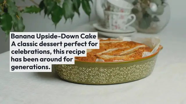 Video thumbnail for Banana Upside-Down Cake A classic dessert perfect for celebrations, this recipe has been around for generations.