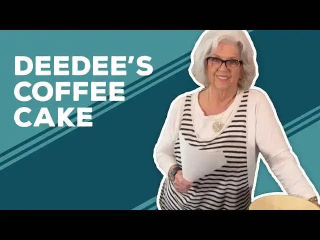 Video thumbnail for Love & Best Dishes: DeeDee’s Cinnamon Coffee Cake Recipe