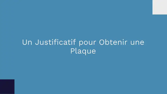 Video thumbnail for Vers une régulation stricte de l’achat de plaques d’Immatriculation en France